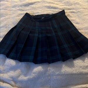 Wild Fable Dark Plaid Skirt
